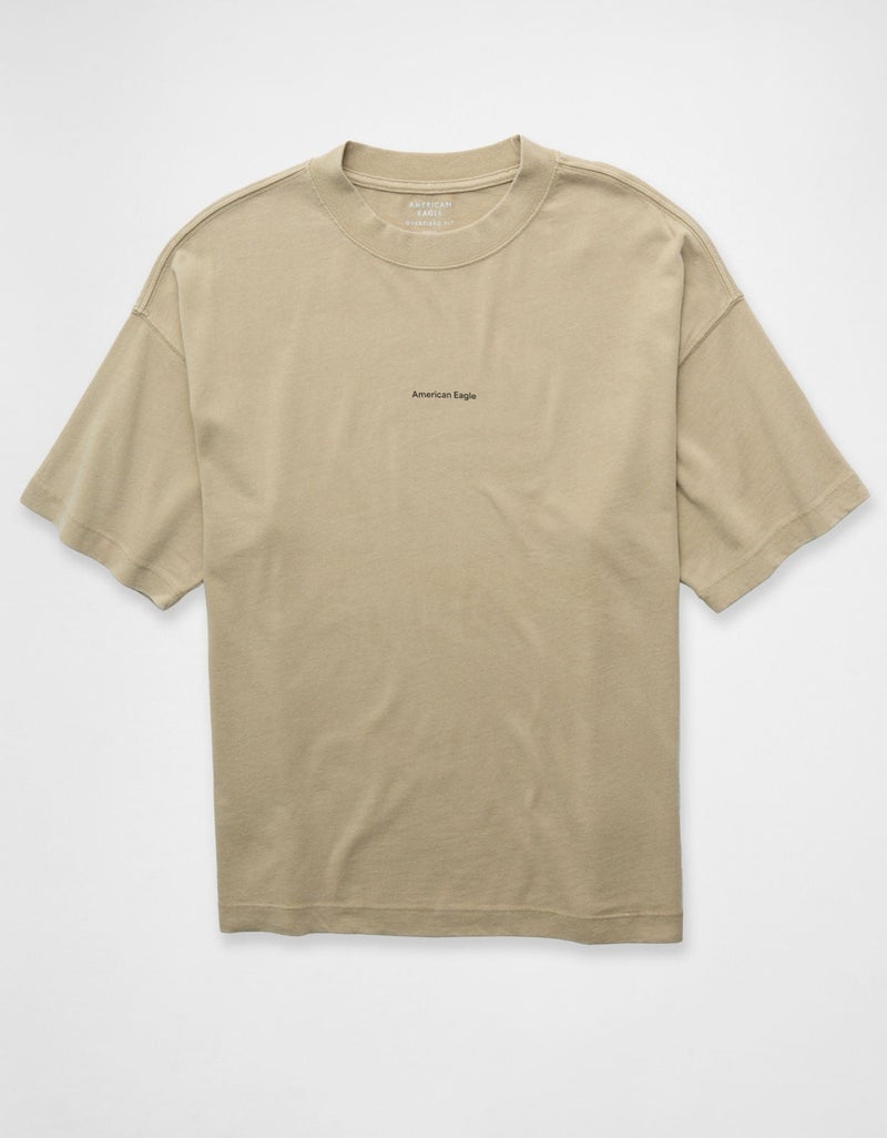 American Eagle AE Oversized Logo Graphic T-Shirt - Image 2