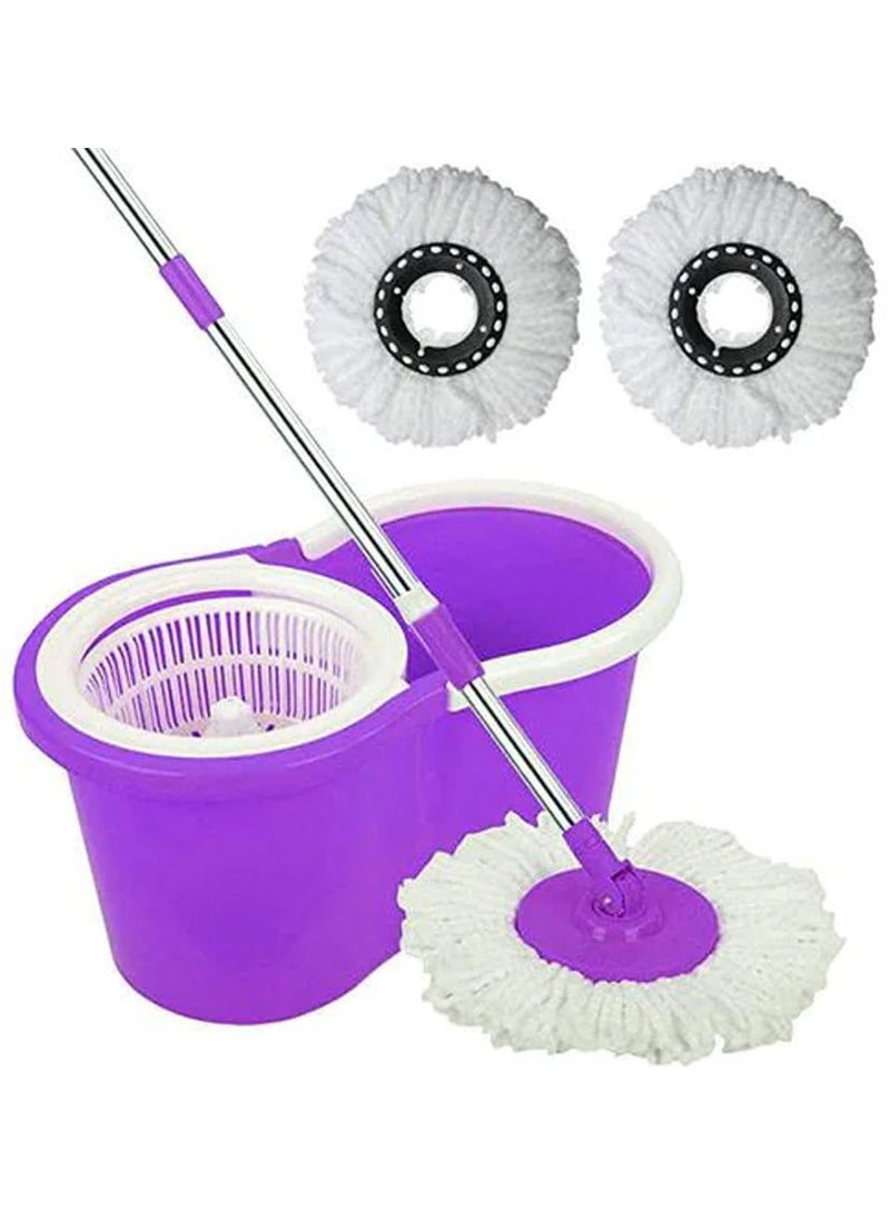 360° Rotating Mop With Bucket Dual Mop Heads Use Squeeze Rotating Mop To Quickly Dispensing Rag Floor Mop And Washing Floor Mop - Image 1