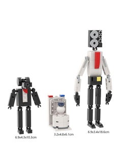 Y&D Skibidi Toilet Man Toy Building Blocks Set 172pcs Speaker Man Titan Camera Man Toy Ideas Toys Battle Horror Game Model Ideas Toys Gifts for Adult & Kids（3 Pieces Set）  - Image 1