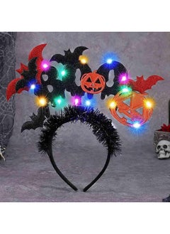 Light Up Halloween Headband Black Led Bats Hair Band Pumpkin Headpiece For Halloween Cosplay Costume Hair Accessories For Women - pzsku/ZFF266CCE90D38532FCDFZ/45/_/1734182872/bc61a42b-abdd-4e7f-a991-9dc5c8ccff3c