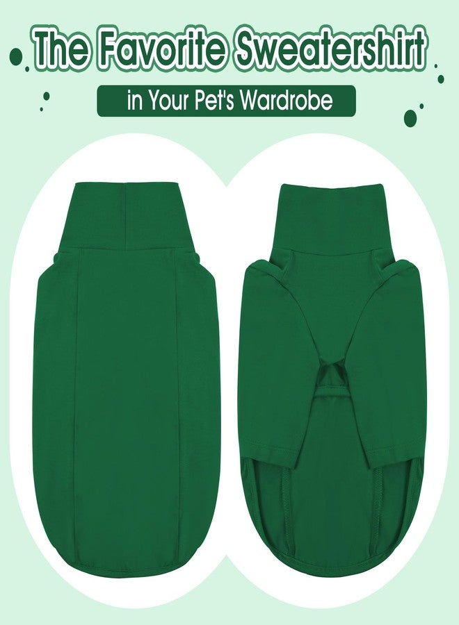 ROZKITCH Dog Sweatshirt for Large Dogs, Soft Dog Hoodie, Comfortable Dog Pajamas for Extra Large and Large Breeds Dogs Green 4XL - Image 2