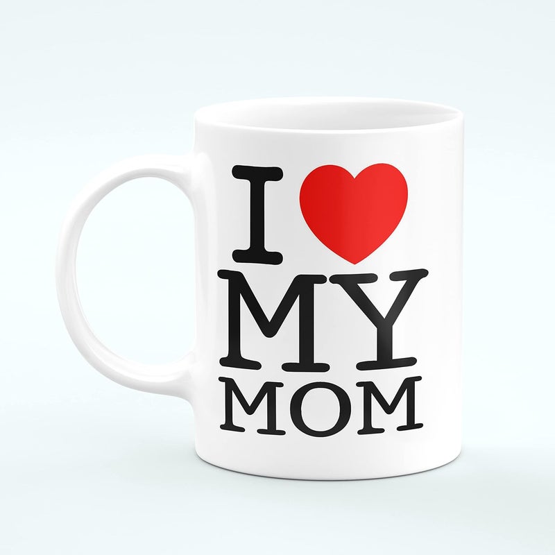 Pride Store I Love My Mom Unique Mug for Mom to Gift on BirthdayMothers Day Gift 330ML - Image 2