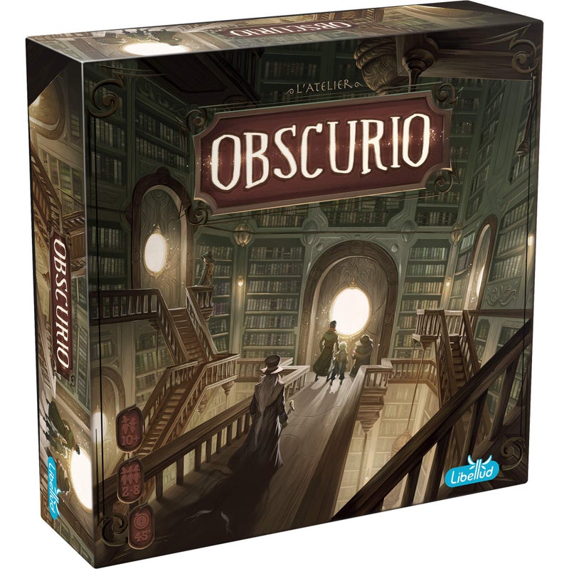 Libellud Obscurio Board Game - Navigate The Sorcerer's Library in This Intriguing Game! Cooperative Game for Kids and Adults, Ages 10+, 2-8 Players, 45 Minute Playtime, Made by Libellud - Image 1