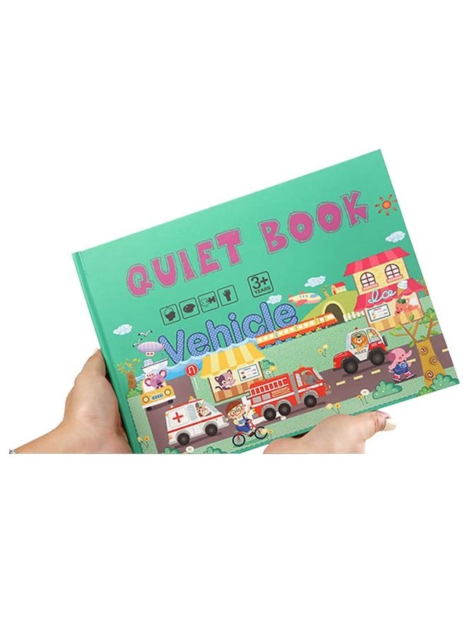 Generic Quiet Book Montessori Busy Book Preschool Learning Activities Quiet Books for Toddlers Educational Toddler Sensory Toy Busy Book for Kids to Develop Learning Skills  - Image 3
