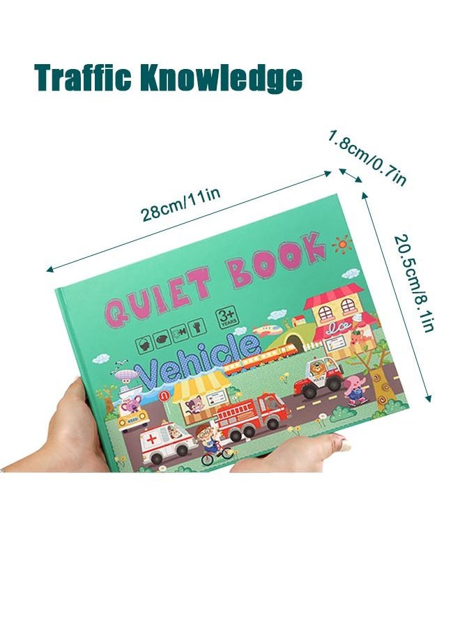 Generic Quiet Book Montessori Busy Book Preschool Learning Activities Quiet Books for Toddlers Educational Toddler Sensory Toy Busy Book for Kids to Develop Learning Skills  - Image 4