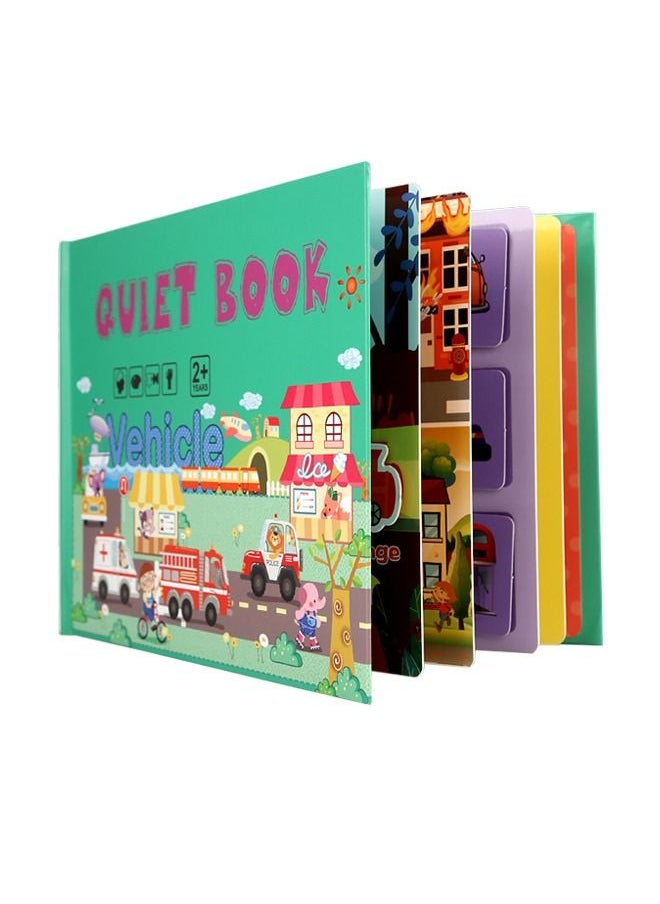 Generic Quiet Book Montessori Busy Book Preschool Learning Activities Quiet Books for Toddlers Educational Toddler Sensory Toy Busy Book for Kids to Develop Learning Skills  - Image 1