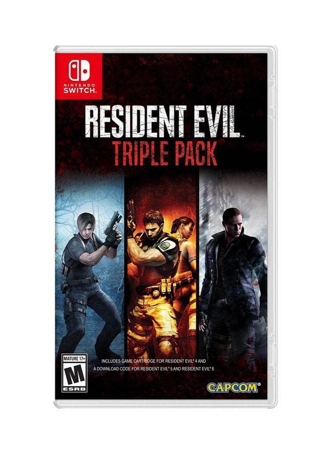 كابكوم لعبة Resident Evil Triple Pack - (إصدار عالمي) - الأكشن والتصويب - nintendo_switch - Image 1
