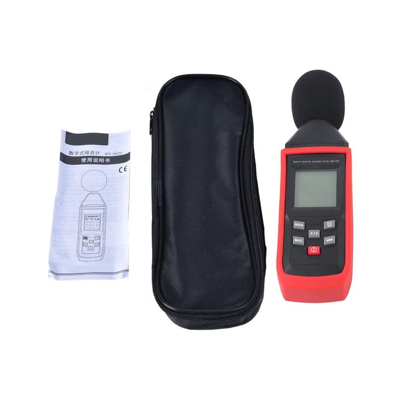 TA8151 Plastic LCD Digital Noise Tester Sound Level Meter 30 130 dB for Construction - Image 2