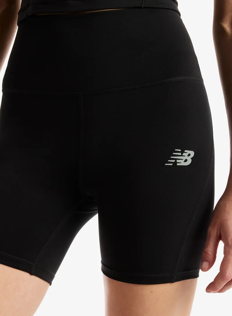 New Balance BLACK (BK) 5" Fitted Shorts for Women | Best Price UAE
