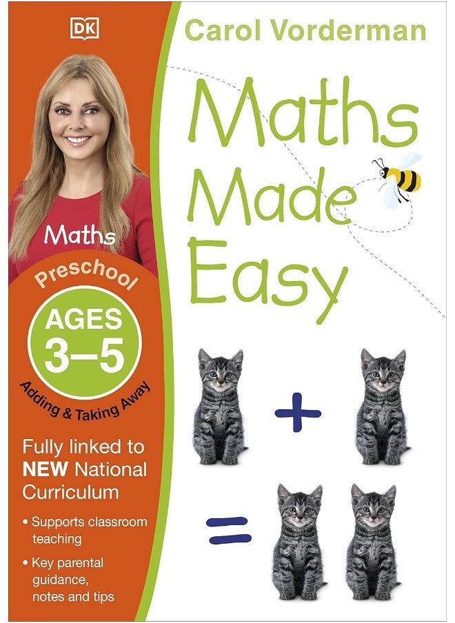 Maths Made Easy: Adding & Taking Away, Ages 3-5 (Preschool): Supports the National Curriculum, Preschool Exercise Book  - Image 1