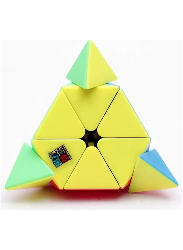Generic - Liang Kuiper Moyo Pyraminx Melong 3x3 Pyramid Puzzle Cubes Without Glue Speed, Child - Image 1