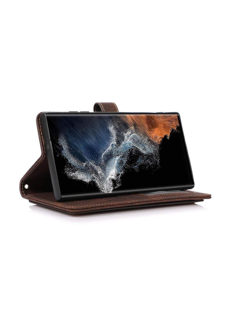 Suteni Flip Cover Protective Case for Samsung Mobile Phone - Image 2