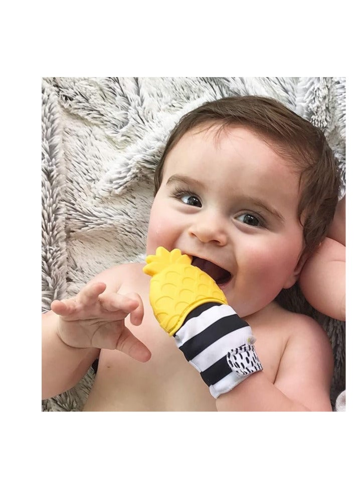 3D silicone baby teething gloves - Image 1