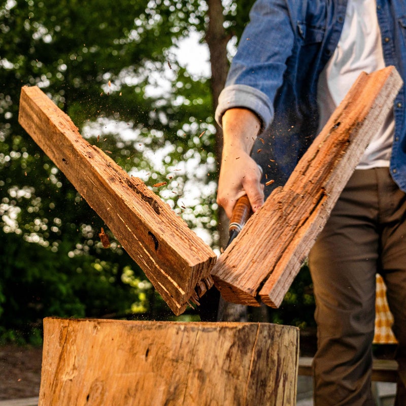 Estwing فأس صديق النار من إستي وينغ - إصدار خاص - 14" فأس لتقسيم الخشب مع هيكل فولاذي مطروق ومقبض جلد أصلي - EFF4SE - Image 5