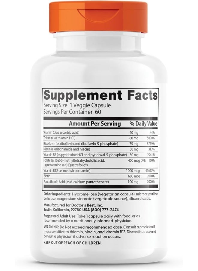 Doctor's Best Doctor's Best Fully Active B Complex - Image 3