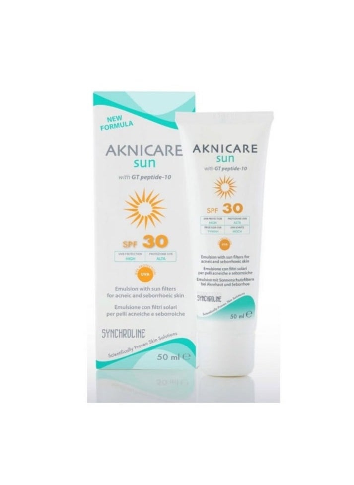 Aknicare - AKNICARE SUN SPF30 50 ML - Image 1