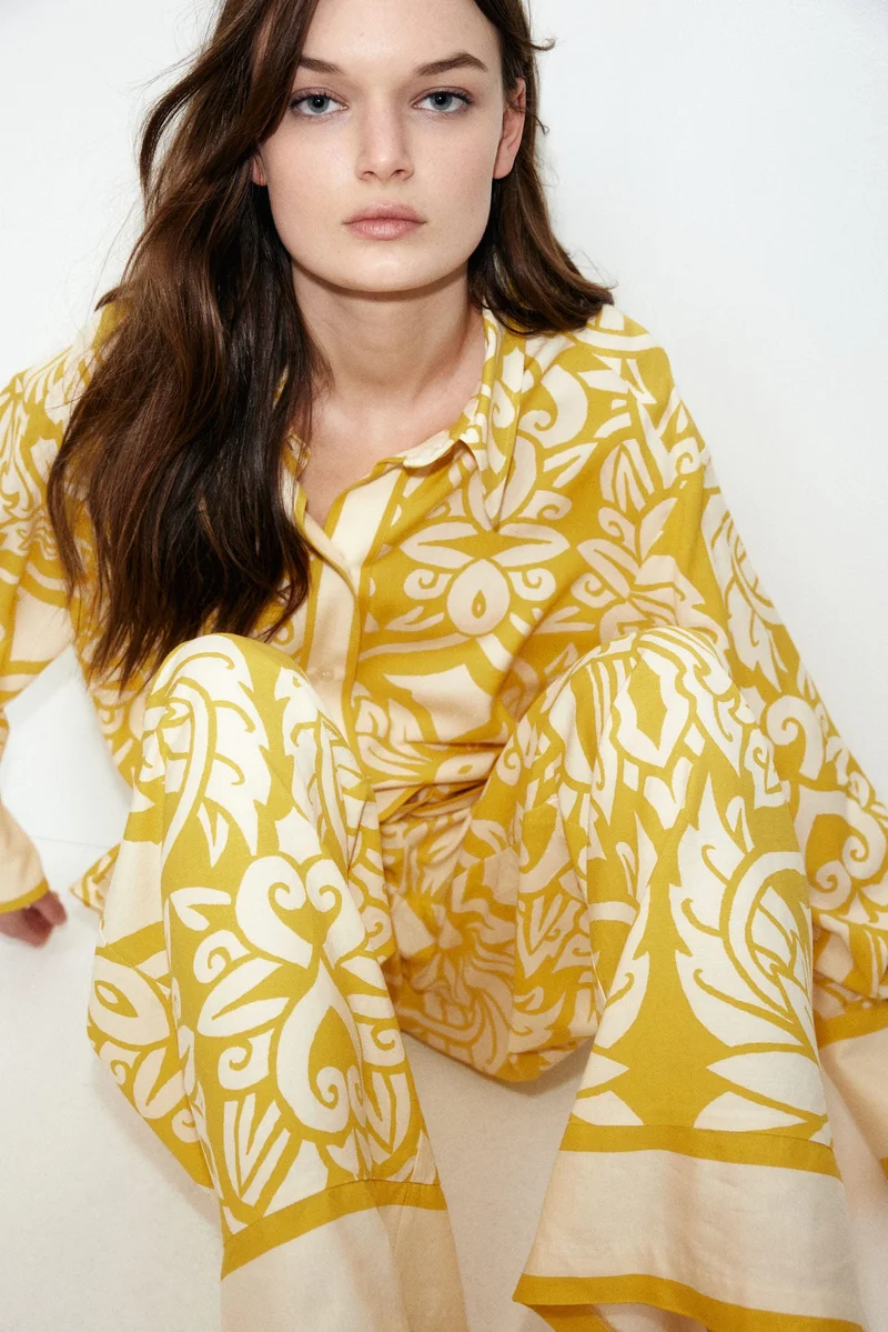 H&M Linen-blend trousers