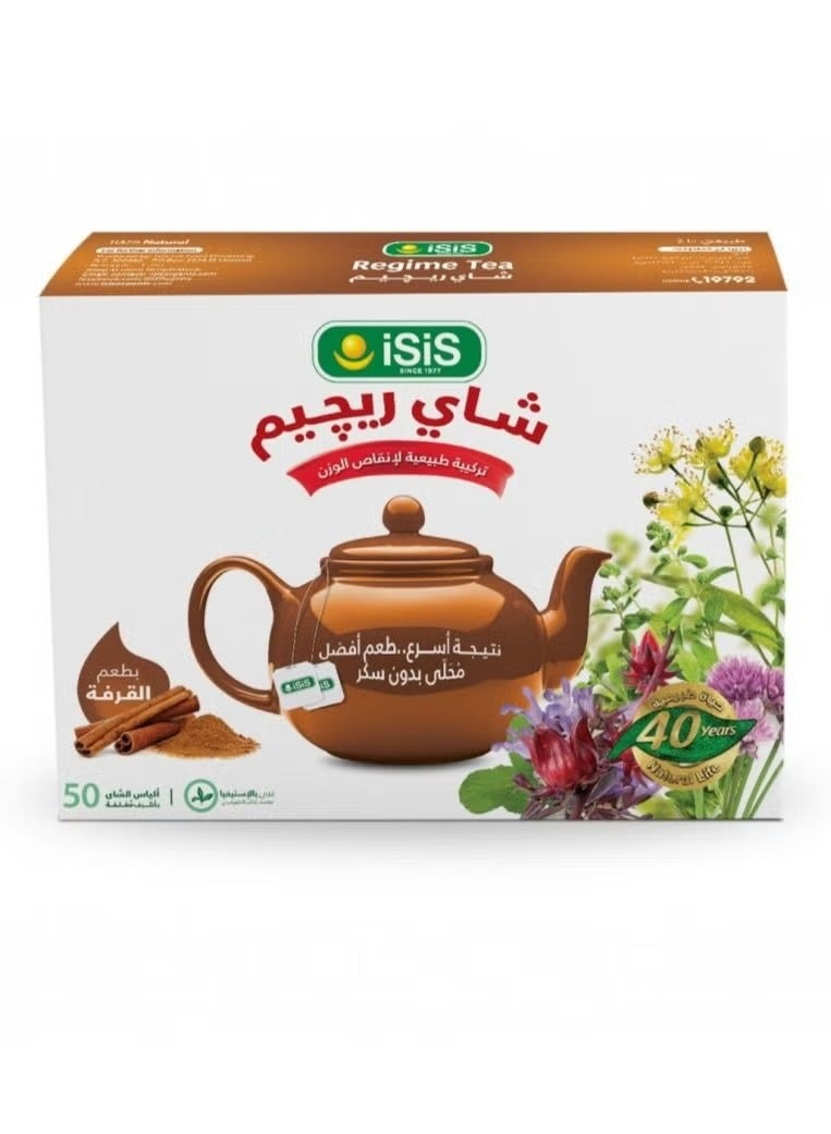 Regime tea with cinnamon 50 bags