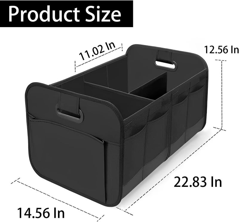 AICEL Car Trunk Organizer - Collapsible Waterproof Oxford Cargo Storage - Image 2