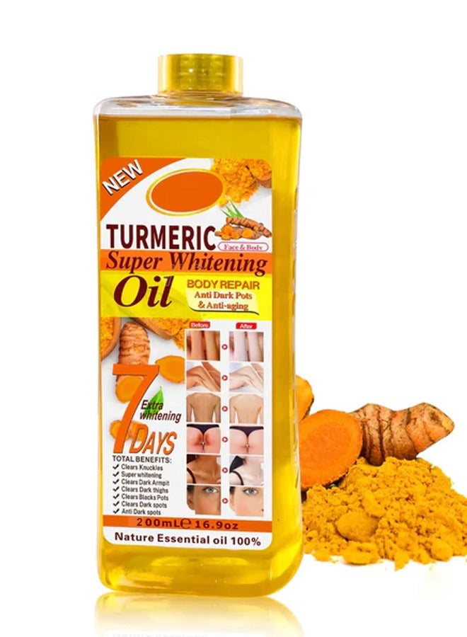 Veet gold Turmeric Super Whitening Oil 200 ML - Image 1