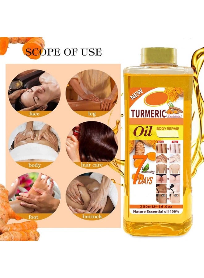 Veet gold Turmeric Super Whitening Oil 200 ML - Image 3