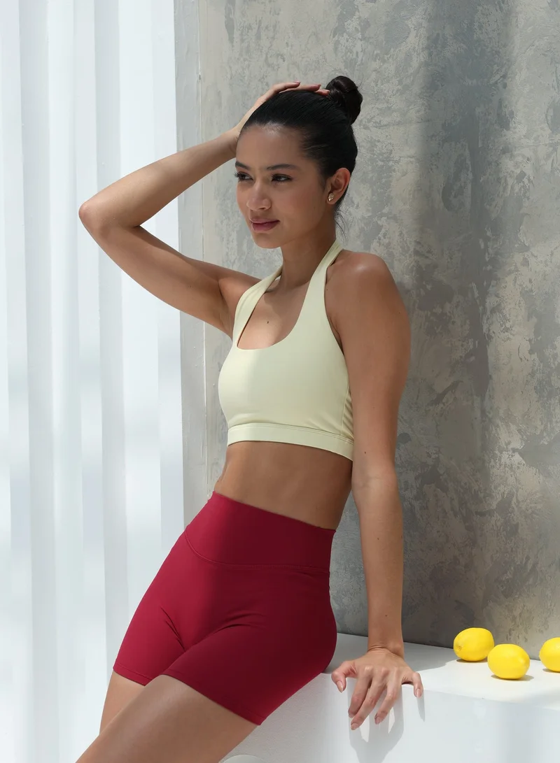 Mohuki Dark Red Active Sculpt Short for Women | Best Price UAE