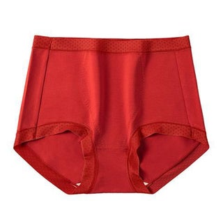 High waist warm cotton underwear womens lace 60 Xinjiang long staple cotton physiological period antibacterial crotch ladies briefs Red - pzsku/ZFF27DB3271B2AA383599Z/45/1750435102/22886e8e-cf9c-4794-92db-b821da57eb16