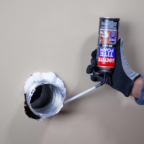 Loctite لاصق لوكتايت فوم PU | رغوة متوسعة لملء الفجوات الكبيرة | تبقي الغبار والآفات بعيدًا | سهل الاستخدام يجف بسرعة | مقاوم للماء | لا يتقلص | تطبيق سهل | الأبواب | أنابيب PVC | الحمام | قنوات التكييف | أبيض | 340 جرام × 12 - Image 5