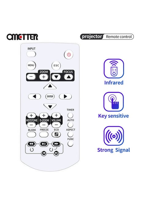 YT-130 for Casio Projector Remote Control XJ-A142 XJ-A147 XJ-A242 XJ-A247 XJ-A252 XJ-A257 XJ-M141 XJ-M146 XJ-M151 XJ-M156 XJ-M24