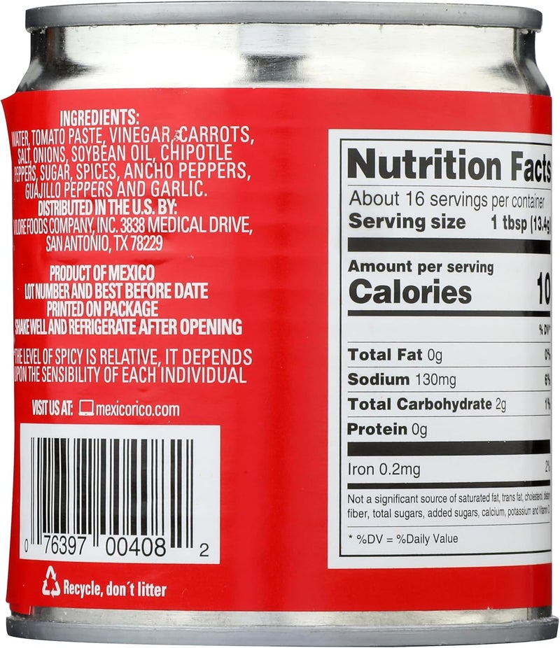 La Costeña La Costena Sauce Chipotle, 7.76 oz - Image 2