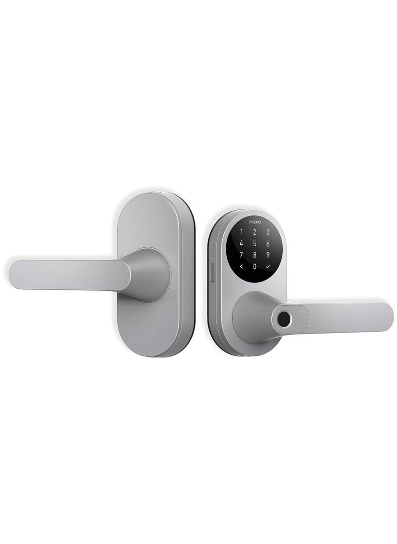 أكارا Aqara Smart Lock U300, Fingerprint Keyless Entry Door Lock with Handle  - Image 1
