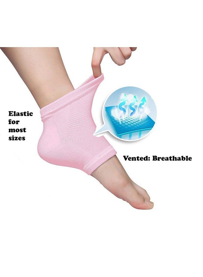 KIDINGTON Crack Cotton Foot Protector Moisturizing Socks with Spa Gel,Heel Pain Relief Silicone Gel Pad Heel Protector Socks with Spa Botanical for Men and Women Cotton Socks -Multicolour - Image 5
