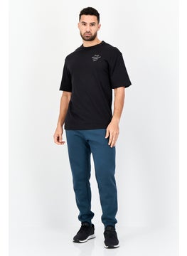 Reebok Men Sportswear Fit Short Sleeve Outdoor T-Shirt, Black  - Image 3