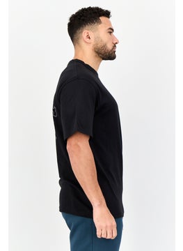 Reebok Men Sportswear Fit Short Sleeve Outdoor T-Shirt, Black  - Image 4