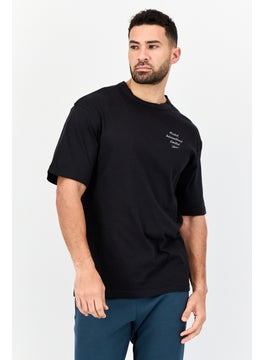 Reebok Men Sportswear Fit Short Sleeve Outdoor T-Shirt, Black  - Image 1