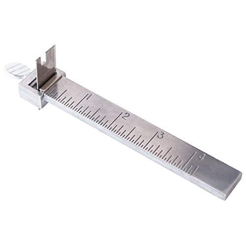 Co-link Aluminum Alloy Strip and Strap Leather Belt Cutter Leather Hand Cutting Tool with 3 Blades - Image 4