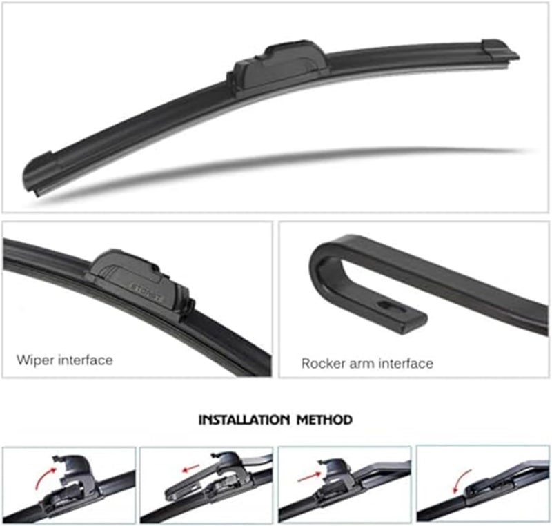 Wivplex Car Front Wiper Blades for Lancia Phedra 2002-2010 - Image 5