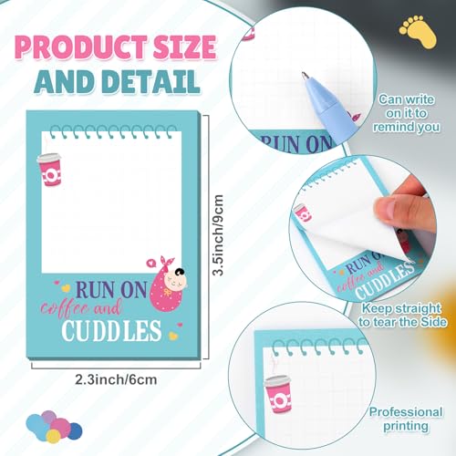 Resholder 24 Pcs Labor and Delivery Nurse Gifts, Obstetric Sticky Notes and Funny Pens Kit, Nurse Appreciation Gifts Bulk for L&d Nursing Doctor Thank You Office Hospital Supplies - Image 3