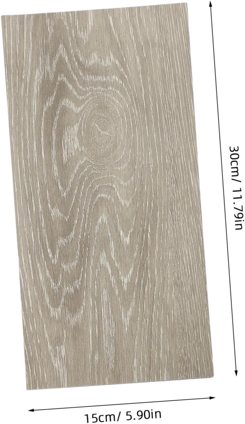 8Pcs Self-Adhesive PVC Floor Stickers Waterproof Peel and Stick Flooring Decals for Home Renovation Easy to Install Floor Tiles for Living Room and Kitchen - Image 2