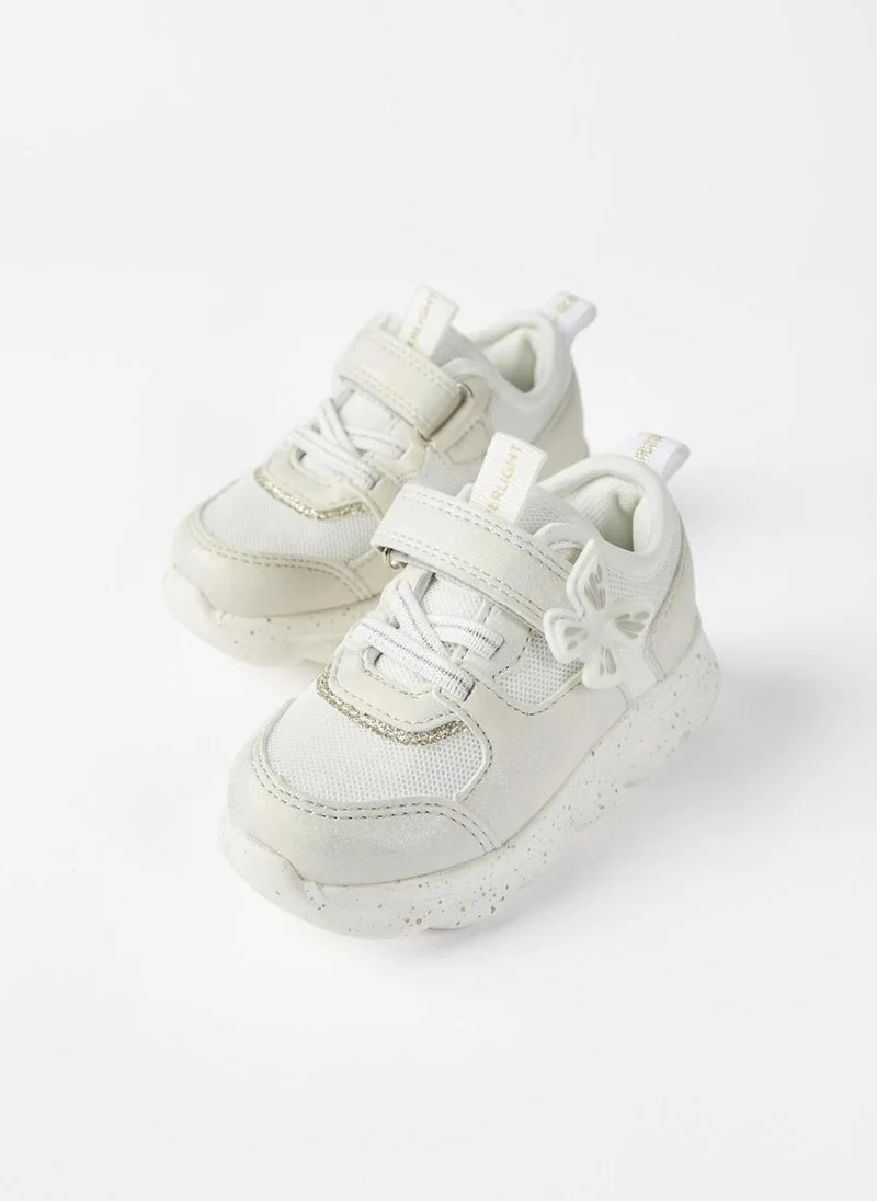 Zippy Trainers for Baby Girls 'ZY Superlight Runner', White