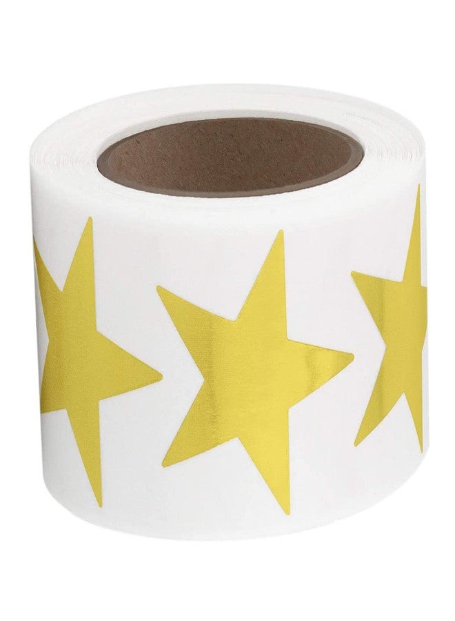 Remarkable Christmas Happy New Year Gold Foil Star Stickers, 2 Inch Glitter Metallic Foil Star Labels Self Adhesive Stickers - Shiny Foil Teacher Supplies - Scrapbooking Party Favors (500 Pcs) - Image 5