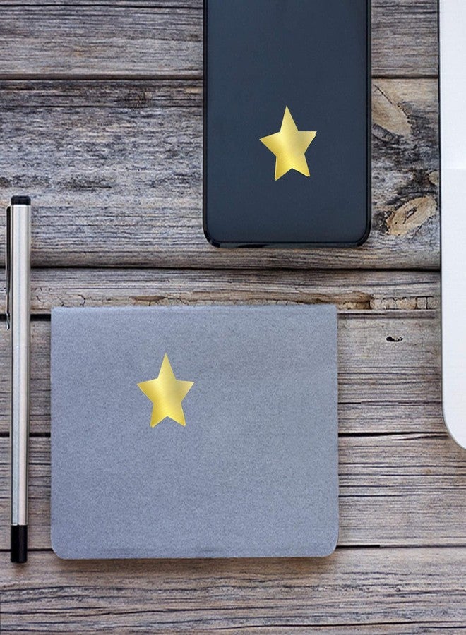 Remarkable Christmas Happy New Year Gold Foil Star Stickers, 2 Inch Glitter Metallic Foil Star Labels Self Adhesive Stickers - Shiny Foil Teacher Supplies - Scrapbooking Party Favors (500 Pcs) - Image 4