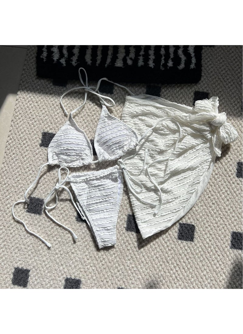 Generic - 2024 Candy Series Specialty Fabric Bikini Set Violet - Image 1