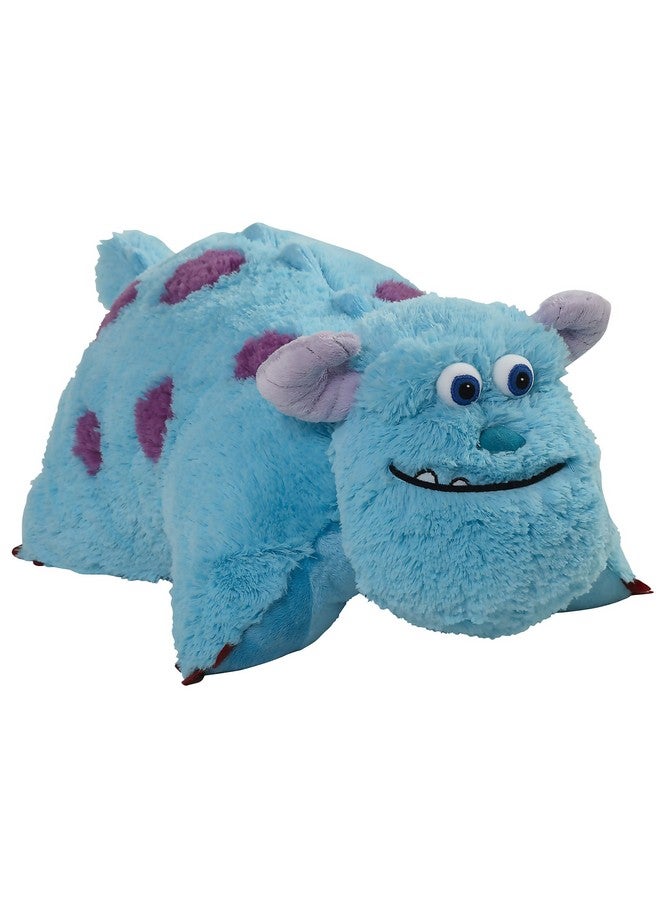Pillow Pets Monsters Inc 16" Sulley Stuffed Animal, Disney Monsters University Plush Toy, Blue - Image 1