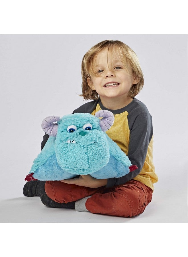Pillow Pets Monsters Inc 16" Sulley Stuffed Animal, Disney Monsters University Plush Toy, Blue - Image 3