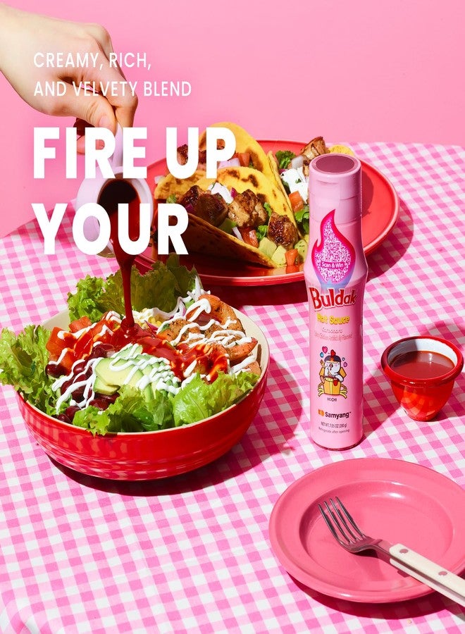Samyang Buldak Hot Sauce - Carbonara, Korean Spicy Hot Chicken Carbonara Flavor Sauce [5.57 fl oz (200g) x 2 pack] - Image 3