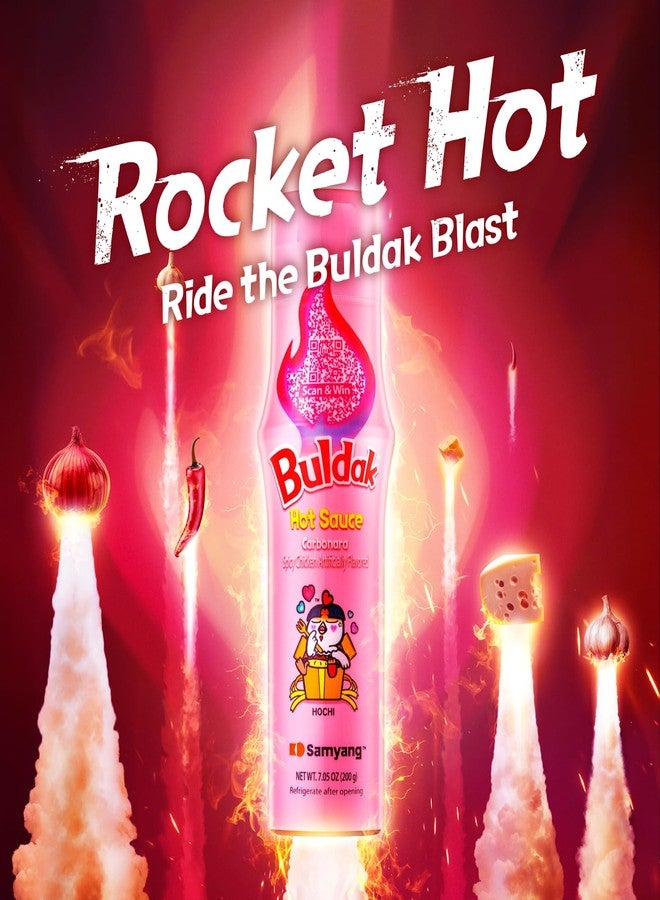 Samyang Buldak Hot Sauce - Carbonara, Korean Spicy Hot Chicken Carbonara Flavor Sauce [5.57 fl oz (200g) x 2 pack] - Image 2