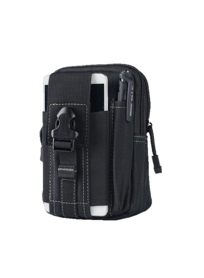 Men's Tactical Small Hanging Bag Outdoor Leisure Multifunctional Running Sports Waterproof Mobile Phone Bag Military Fan Tactical Waist Bag-Colour:Jungle Camouflage-Capacity:One Size Fits All - Image 5