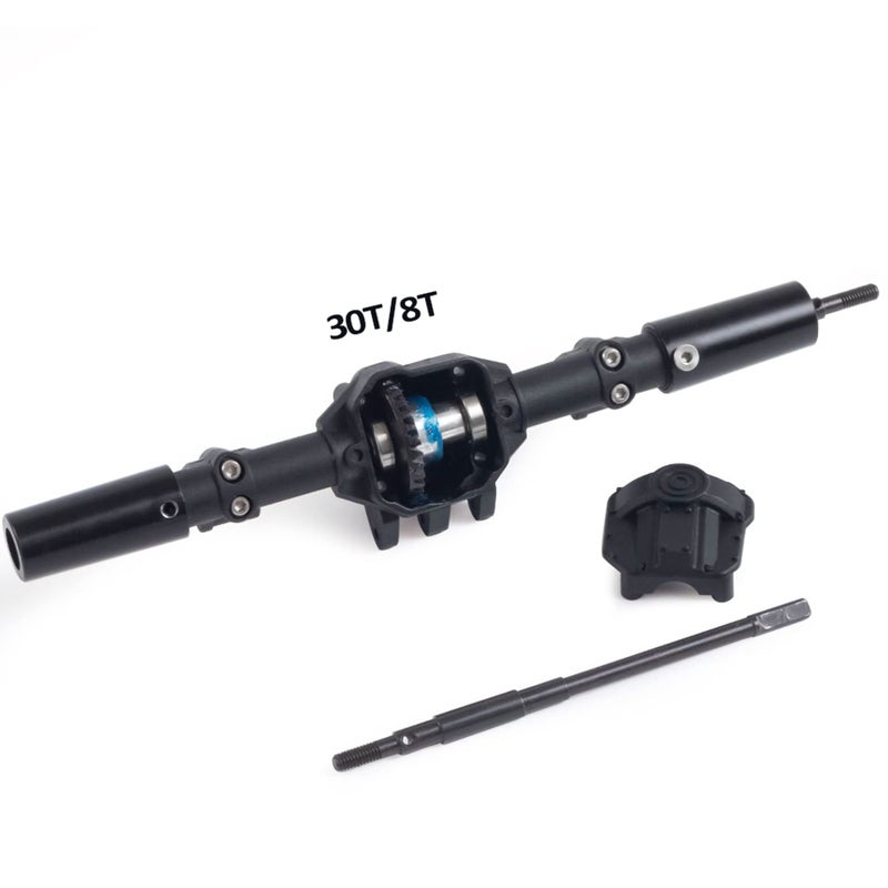 AMK Rc Crawler 1/10 Nylon AR44 Straight Front and Rear axles with Metal Front Reverse Bevel Gear for 1/10 RC Tracked SCX10 II 90046 47 R-G-T 86100 - Image 4