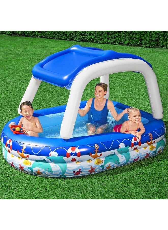 بست واي مسبح عائلي سي كابتن 213x155x132 سم - Image 1
